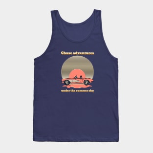 Chase adventures under the summer sky-retro T-shirt Tank Top